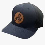 GLG - Flexfit Snap Back: Navy Blue w/ Brown Logo Patch